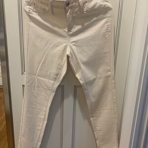 YMI Cream Skinny Jeans